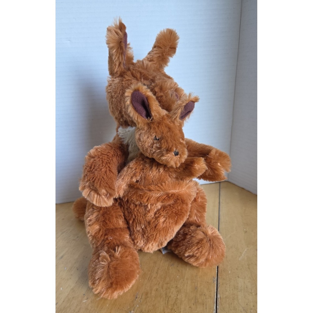Kohl's Cares Mother Kangaroo Baby Joey Brown Plush Set Eric Carle Stuffed Animal